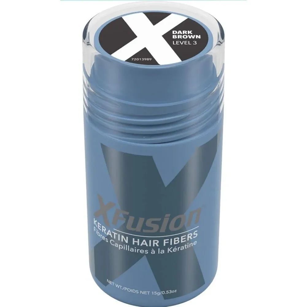 XFusion Keratin Hair Fibers-Dark Brown-Economy Size